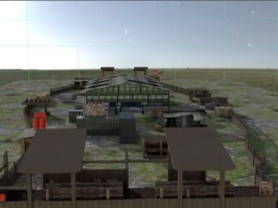 Pubg Game Tdm Map 3D model