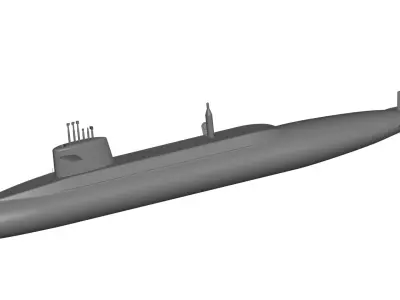 Submarine 3D model