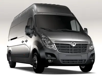 Vauxhall Movano L3H3 Van 2016 3D model