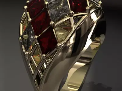 Rendering Anello D Free 3D model