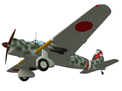 Ki30 Type 97 Light Bomber Ann 3D model