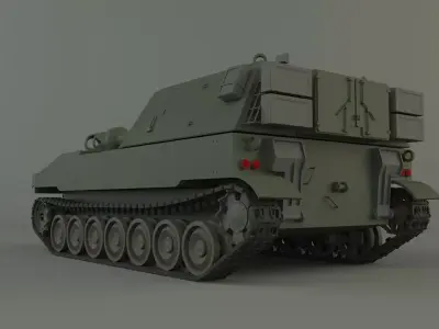 m109 howitzer tank 3D model