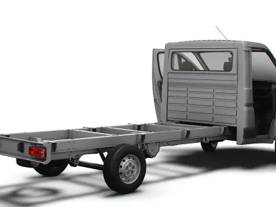 Citroen Jumper Chassis HQInterior SCab 4035WBXL 2023 3D model