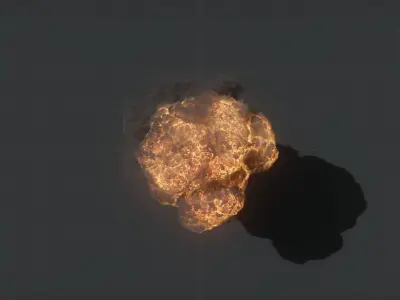 High Resolution Nuclear Blast 3D model