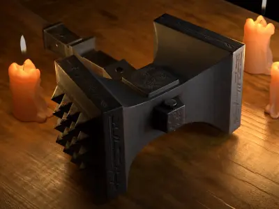 Hammer-Battle Hammer-Warhammer Low-poly 3D model