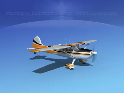 Cessna 170 V01 3D model