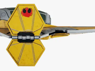Star Wars ETA-2 Jedi Interceptor 3D model