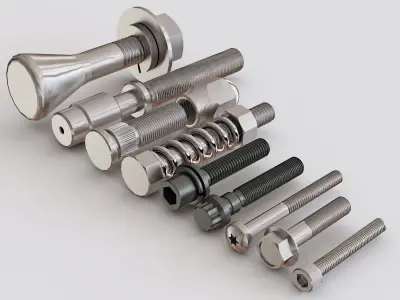 Nuts Blots and Screws vol 04 3D model