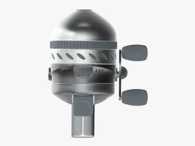 Spinning reel for bowfishing  3D model