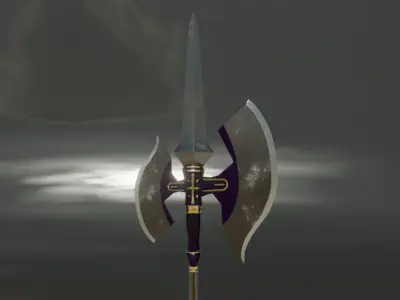Sword Art Online Sanchi Spear detailed model 3D model