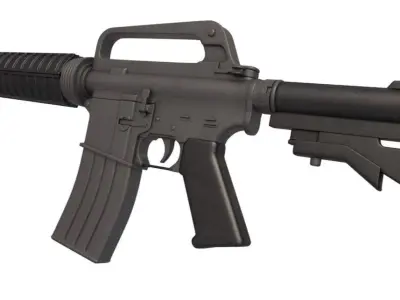 XM177 Carbine 3D model