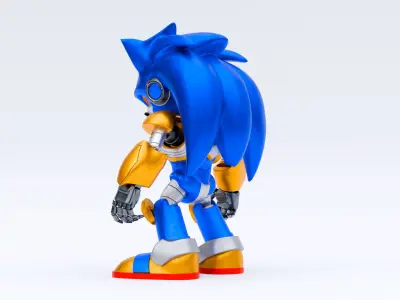 MECHA SONIC 3D model