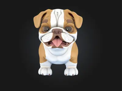 Puppy Joy  A Bundle of Happiness and Playfulness 3D model