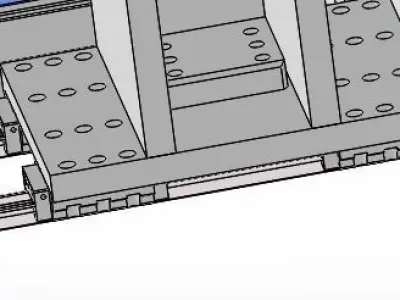 Overloading transverse system 3D model