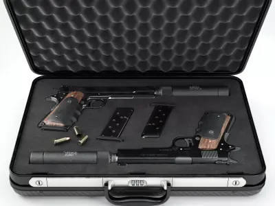 AMT Hardballer - Silverballer 3D model