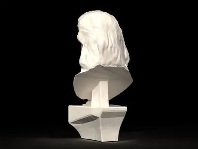 Isaac Newton 3D Printable FBX-STL-GLB-OBJ 3D print model