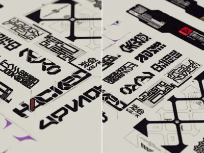 Cyberpunk Decals Vol-01 Texture
