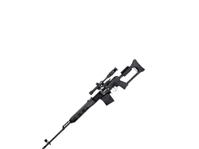 Dragunov Sniper Rifle 3D model