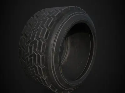 TYRE LOWPOLY GAME ASSET Low-poly 3D model