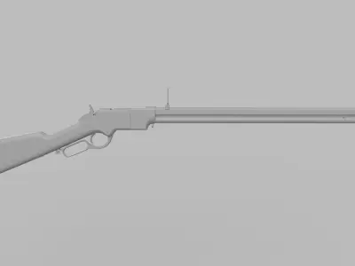 Henry Rifle 1860 3D model