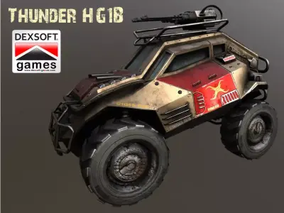 Thunder HG1B Low-poly 3D model