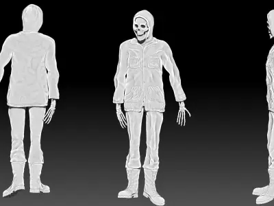 Stalker soldiers 3D print model