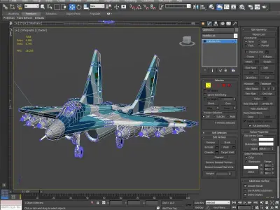 Mikoyan Mig-29 Low-poly 3D model