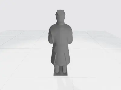 Terracotta Warriors Officer 3D Model 3D print model