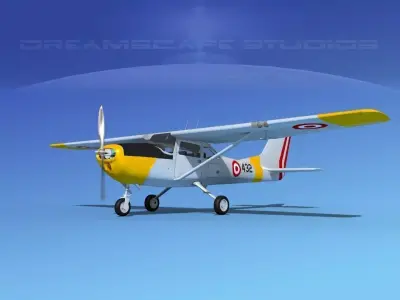 Cessna T-41 Mescalero Peruvian AF 3D model