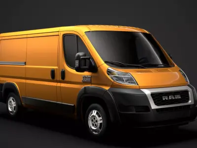 Ram Promaster Cargo 1500 LR 136WB 2020 3D model