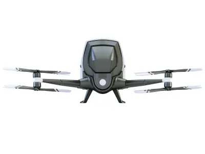 Ehang 184 3d model  Corona Vray materials and scene 3D model