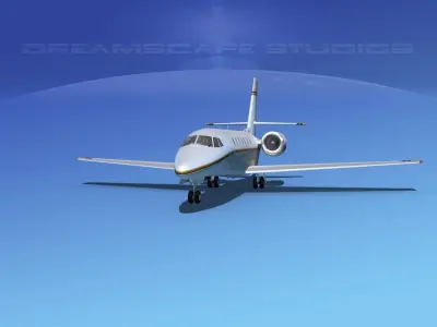 Cessna 680 Citation Sovereign V06 3D model