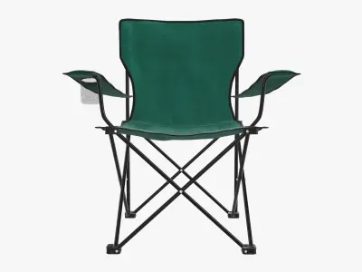 Camp armchair folding  3D model