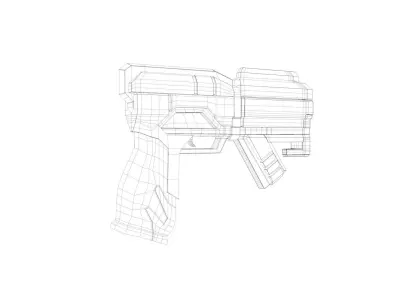 Toy Gun 7 3D model