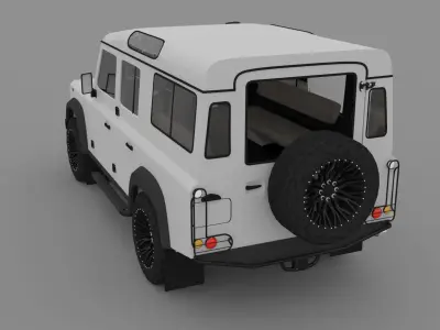 Defender 110 4x4 model 3D model