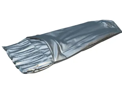 Sleeping Bag - Camping matress  Low-poly 3D model