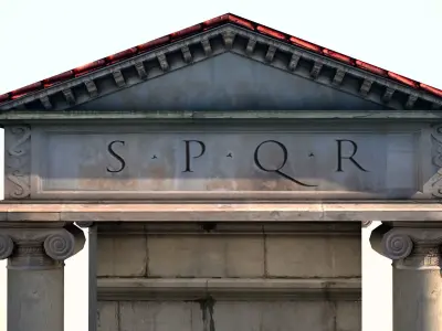 Ancient Rome Building 2 Low-poly 3D model