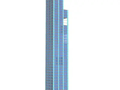 Commercial high-rise 02 3D model