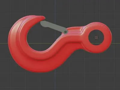 HOOK with Latch 3D model