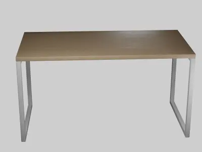 Wooden table Free low-poly 3D model shop