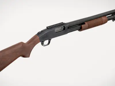 Mossberg 590 Low-poly 3D model
