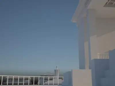 GHANA INDEPENDENCE SQUARE COMPLETE Low-poly 3D model