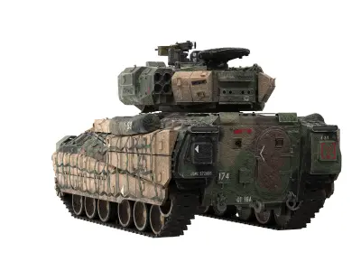 M2A4 Bradley Western 3D model