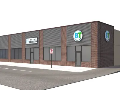 Retail-063 Retail Store 3D model