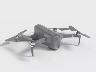 FOLDABLE GPS DRONE 3D model