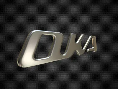 oka logo 3D model