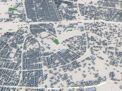 Antalya City Turkey 3D model