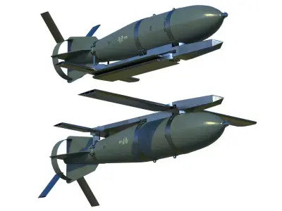 UMPK FAB 500 guided bomb 3D model
