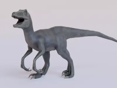 Velociraptor 3d model Low-poly 3D model