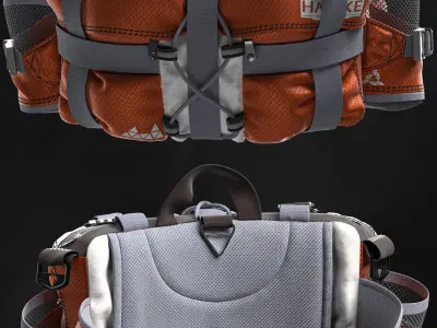 Tactical Bags 3D model
